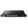 Buy cheap Industrial Grade Managed Poe Switch 24 Port Gigabit Ethernet Network Switch 10M/100M/1000M RJ45 Ports from wholesalers