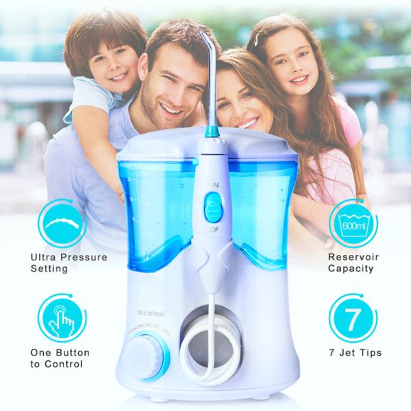 Buy cheap Small Home Electric Countertop Water Flosser 25-125psi Oral Hygiene Care from wholesalers