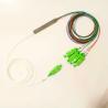Buy cheap FTTH 1x4 Steel Tube Type Fiber Optic PLC Splitter With Sc / Apc Connector from wholesalers