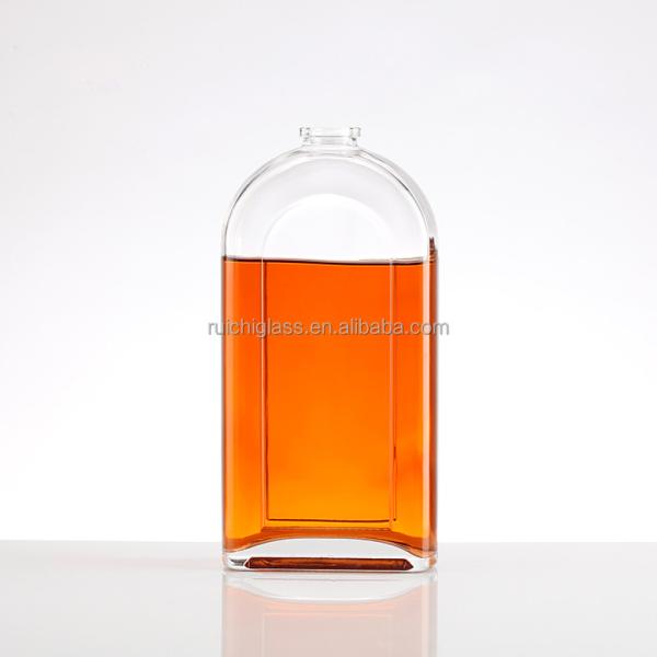 Tequila 500ml 750ml Customized Logo Empty Rum Whisky Vodka Glass Liquor Bottle
