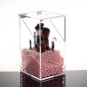 Buy cheap Plexiglass Makeup Brush Display Stand Clear Acrylic Cosmetic Brush Holder from wholesalers