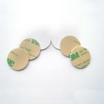 Iso14443A RFID Coin Tag , Hard Pvc On Metal 1k Tag Waterproof