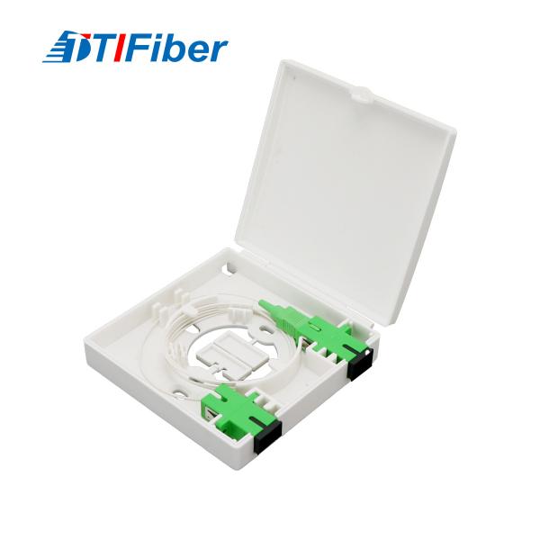 Buy cheap SC / APC 2 Ports Fiber Optic Cable Mini Termination Box For FTTH from wholesalers