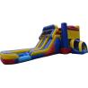 Buy cheap Red Blue Inflatable Jumping Castle With Slide Double Lane Combo from wholesalers