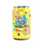 Peach and Strawberry Bursting Boba Bubble Tea Product - 320ml - Wholesale