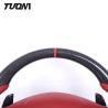 Buy cheap SLS Mercedes Benz Steering Wheel Carbon Fiber Red Smooth Leather from wholesalers