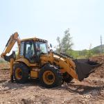 10500KG Construction Backhoe Loader Excavator With Heavy Duty Axles