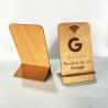 Buy cheap Google Review NFC Wood Stand Display Business Reviews Smart NFC Wooden Stand for Restaurant Wifi connection from wholesalers