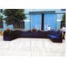 Buy cheap ISO Commercial U Shape Booth Connected Round Nightclub Luxury Bench Sofa from wholesalers