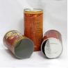 Buy cheap CMYK Printing Red Cardboard Kraft Paper Composite Cans for Dried Fruits and Nuts OEM ODM from wholesalers