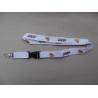Buy cheap Less expensive flat polyester neck lanyard straps,wholesale cheap polyester neck lanyards, from wholesalers