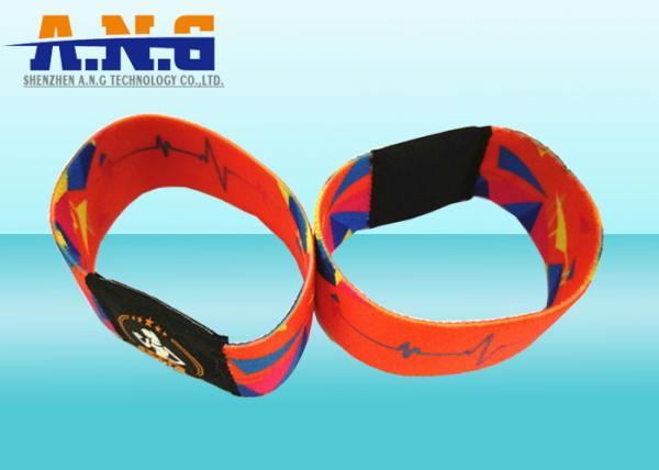 Buy cheap Soft Waterproof Fabric Elastic RFID Wristband NFC Bracelet for Waterpark from wholesalers