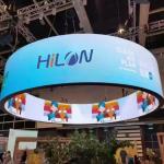 Indoor 360 Degree Cylinder LED Display Outdoor Column Curve Screen Advertising