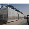 Buy cheap Multi Span Large Aluminium Greenhouse Span Width 9.6 / 10.8 / 12m Snow Load .45KN/m2 from wholesalers