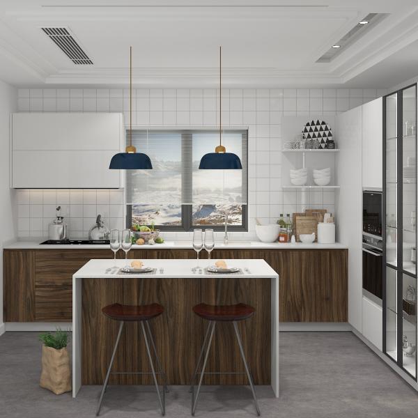 Buy cheap Modern Modular Built-In Wood Cupboard Complete Sets Whole House Manufacturer from wholesalers