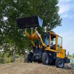 1.5 Ton Wheel Loader Machine Isuzu Axle For Engineering Construction