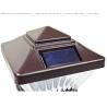 Buy cheap Weatherproof 6.5 Inch Solar Garden Lamp Post Lights from wholesalers
