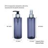 Buy cheap 250ml Purple cylindrical smoothwith Silver pump/spary for shampoo lotion bottle from wholesalers
