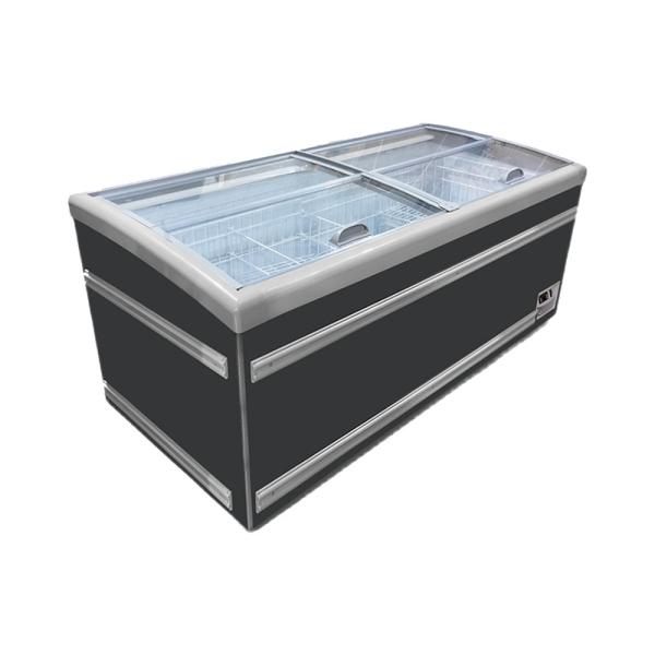 Buy cheap Supermarket Horizontal Frozen Food Island Display Freezer from wholesalers