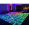 Buy cheap Nightclub disco DJ stage show 3in1 RGB LED Dance Floor for 3D Mirror Time Tunnel Abyss Effect from wholesalers