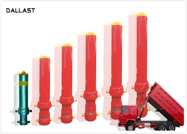 Buy cheap Long Stroke Single Acting Hydraulic Cylinder for Dump Truck , Hydraulic Oil Cylinder from wholesalers