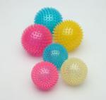 Soft Bouncing TPR Dog Toy Plastic Squeaky Dog Balls Customized Color
