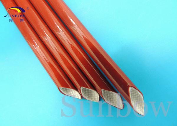Buy cheap 2753 Silicone Fiberglass Sleeving , Fiber Glass Silicon Resin Sleeving UL from wholesalers