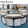 Buy cheap Beautiful Round Glass Jewelry Display Showcase With Low Power Consumption Lights Systems from wholesalers