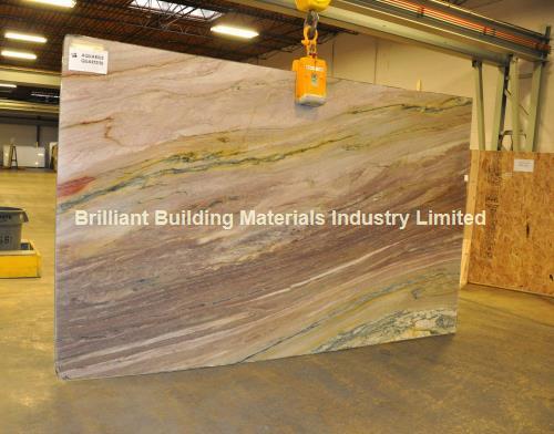 Buy cheap Luxury Aquarela Quartzite Slabs, Brazil Brown Quartzite Slabs from wholesalers