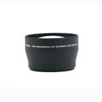 Wide Angle 72mm 2.0 X Telephoto Lens Macro Lens Attachment For DC / DV