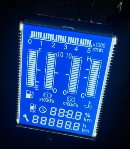 Buy cheap Blue Lcd Display Panel , Tft Display Panel For Heavy Duty Truck from wholesalers