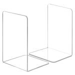 Custom Size Acrylic Bookends Plexiglas Shelves Heavy Duty Desktop Book Organizer
