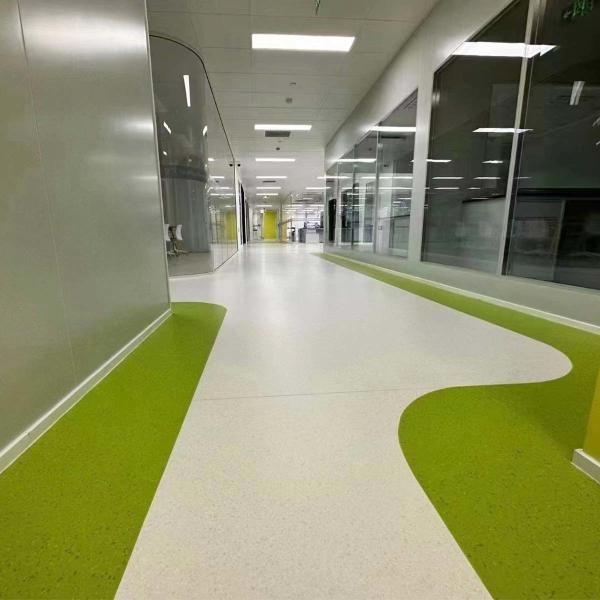 Buy cheap Antistatic Cleanroom PVC Flooring , Esd Homogeneous Vinyl Floor Rolls For Hospital from wholesalers