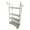 Buy cheap Hot Galvanized Greenhouse Carts Flower Trolley Danish Trolley Racks from wholesalers