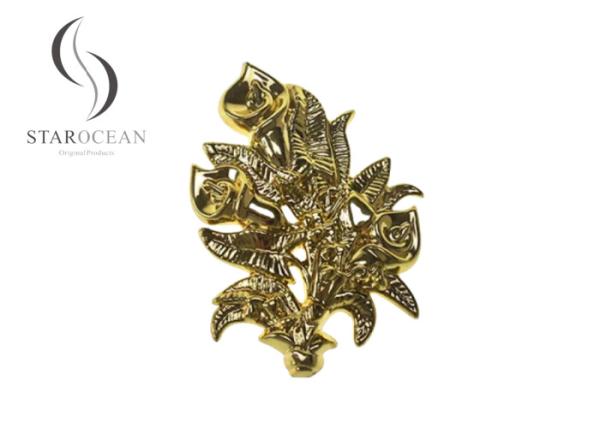 Buy cheap Flower-Shaped Ornate Coffin Decoration, Nailed Coffin Handle Hardware PF14 from wholesalers