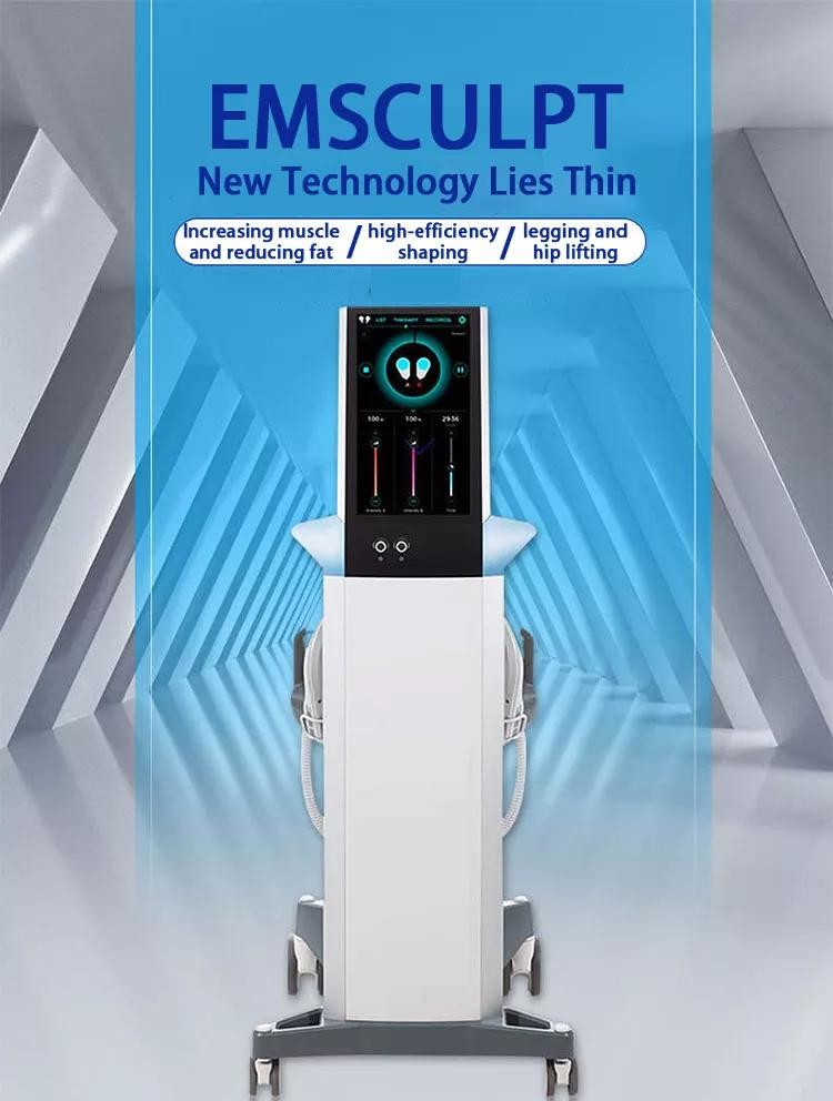 ISO9001 EM Sculpting Body Sculpting Machine 2 Handles