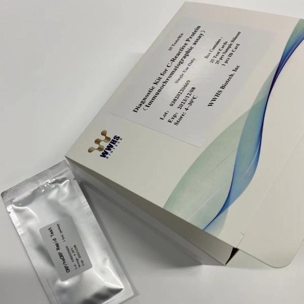 Buy cheap POCT Diagnostic Kit For C-Reactive Protein Immunochromatographic Assay By Wwhs from wholesalers