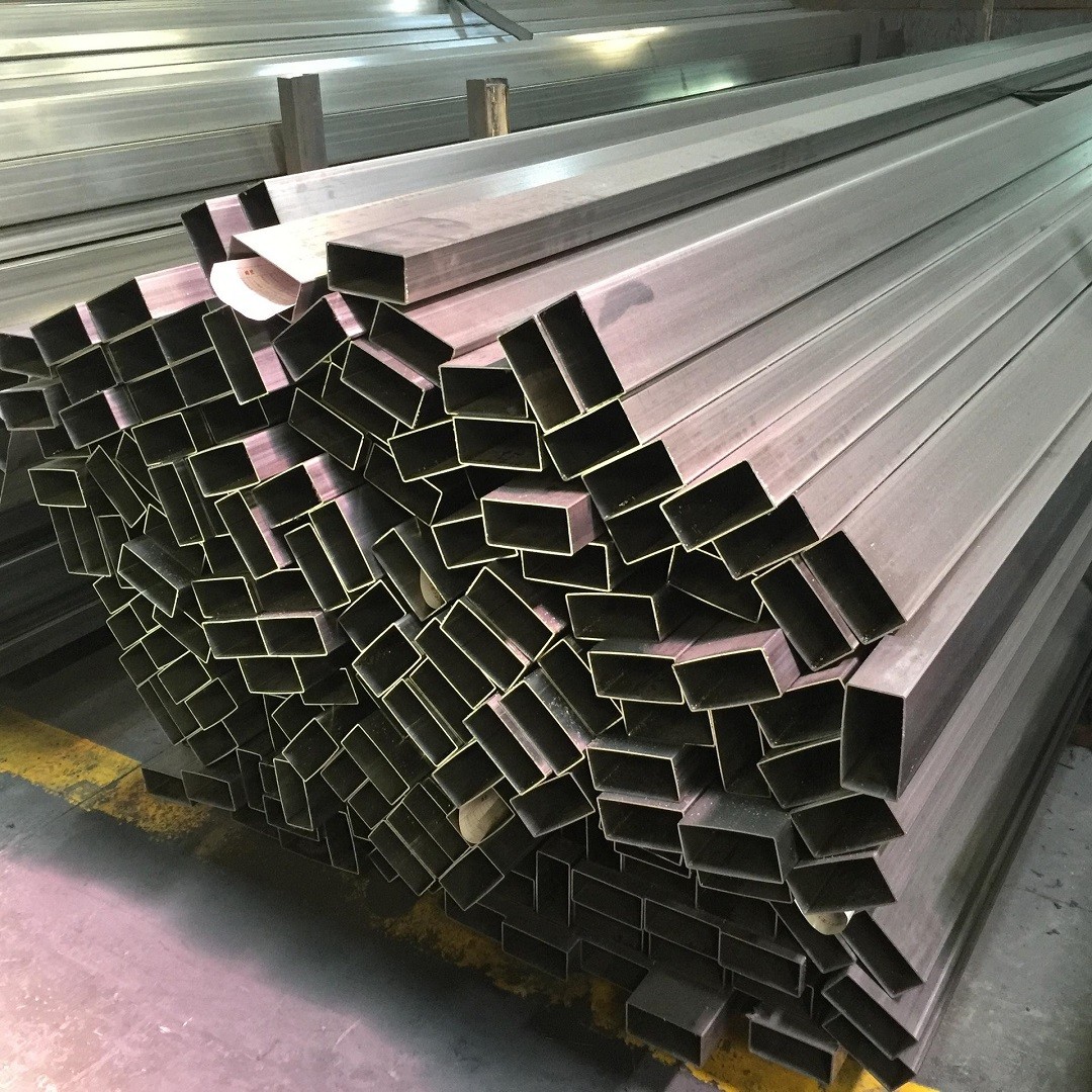 Structure Application 201 304 Stainless Steel Square Tube / Stainless Steel Rectangle Pipe ASTM A312