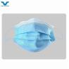 Buy cheap CE ISO13485 Certified Disposable Nonwoven Blue 3 Ply Face Mask For Adult Protection from wholesalers
