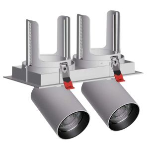 Buy cheap 3000LM 18W*2 LED Grille Spotlight 20W Adjustable Ceiling Light from wholesalers