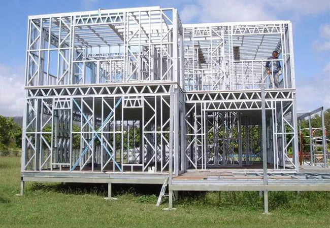 Small Tiny Modular Homes Steel Prefabricated Galvanized Light Steel Keel