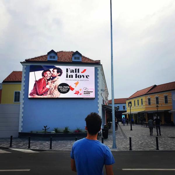 Buy cheap HD P4 Waterproof Outdoor Advertising LED Display Electronic Digital Billboard Full Color from wholesalers
