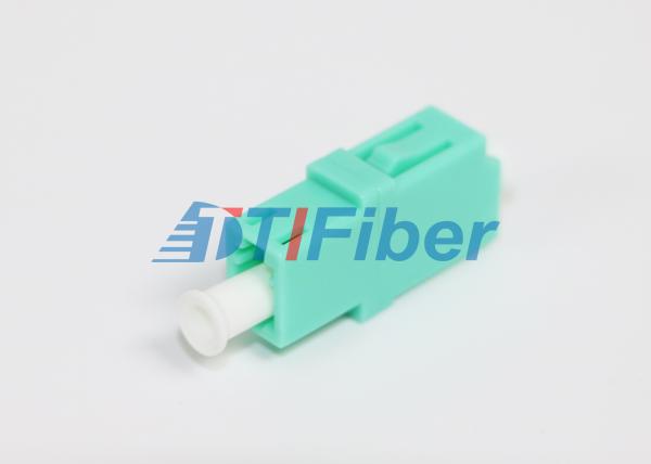 Buy cheap Gigabit Ethernet OM3 Aqua Optical Fiber Adapter For Fiber Optic Patch Cord from wholesalers