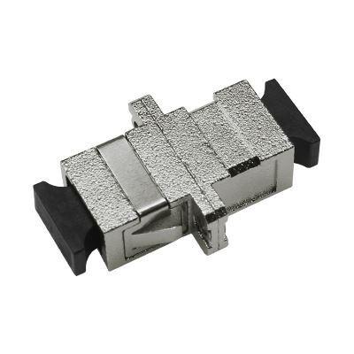 Buy cheap Metal SC Simplex Adapter , Fibre Optic Coupler With Dust Caps from wholesalers