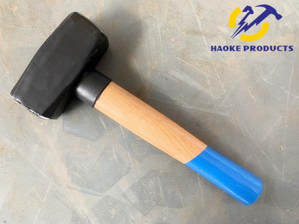 800G Size C1045 Forged Carbon Steel Materials Stoning Hammer With Grade A