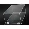 Buy cheap Shoe Box Packing Clear Acrylic Display Case With Magnets Lid Sneaker from wholesalers