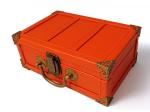 MDF PU Leather Box Flocking perfume Suitcase Gift Box Handmade