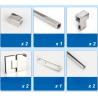 Buy cheap 25 Square Shower Door Profile Easy Installation With Hardware Accessories from wholesalers