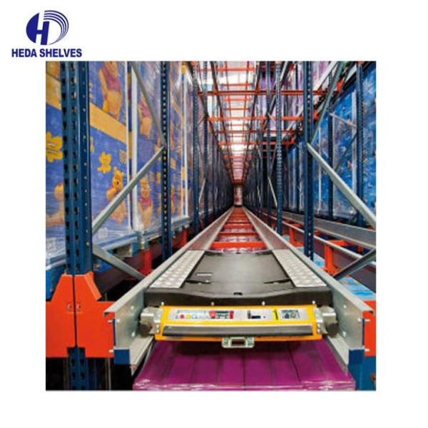 Buy cheap Warehouse Radio Shuttle Pallet Racking Q235 Steel Industrial Rack Storage from wholesalers