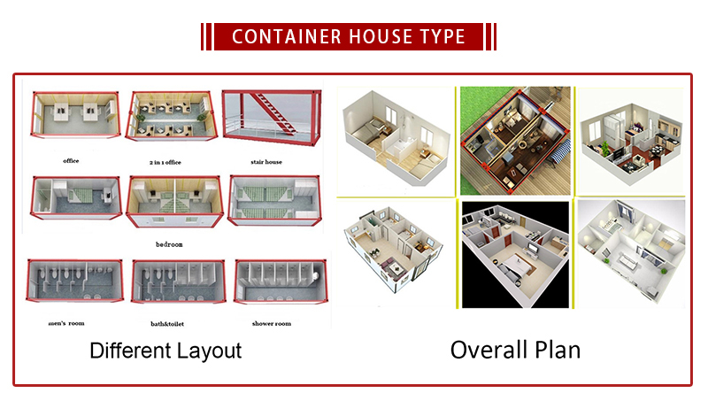 OEM/ODM Flat Pack Container Homes Prefabricated Steel Structural Durable Luxury House